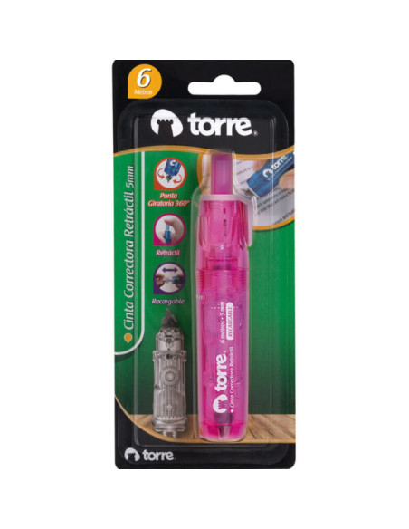 Blister Cinta Correctora Torre Retractil Col. Surtidos 30534 | DColon