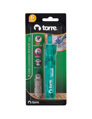 Blister Cinta Correctora Torre Retractil Col. Surtidos 30534 | DColon