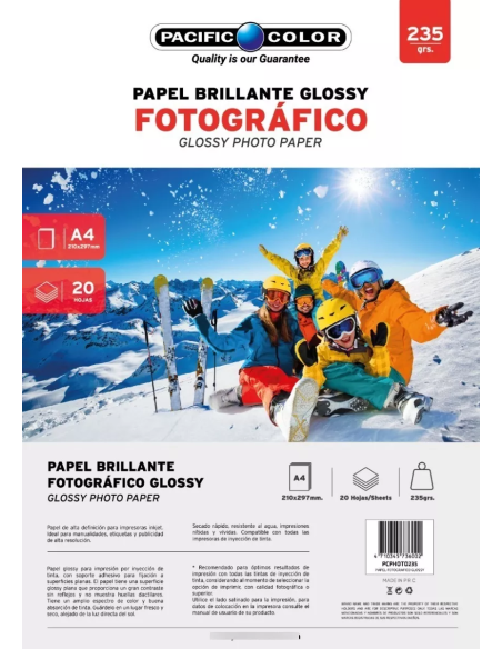 Papel Fotog.Pacific 235gr 20hj  PCPHOTO235 | DColon