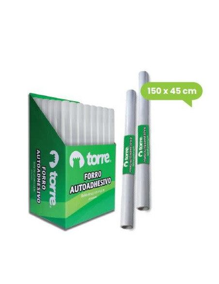 Forro Adhesivo Transparente Grande Torre 0.45x1.5 28322 | DColon