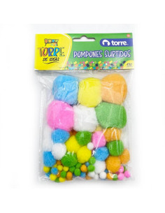 Pom-Pom Tamaos y Colores Surtidos 25986 | DColon