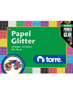 Bolson Torre Imagia Papel Glitter 24158 | DColon
