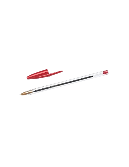 Lapiz Pasta Bic Cristal Rojo Pta. Media 824453 106106 | DColon