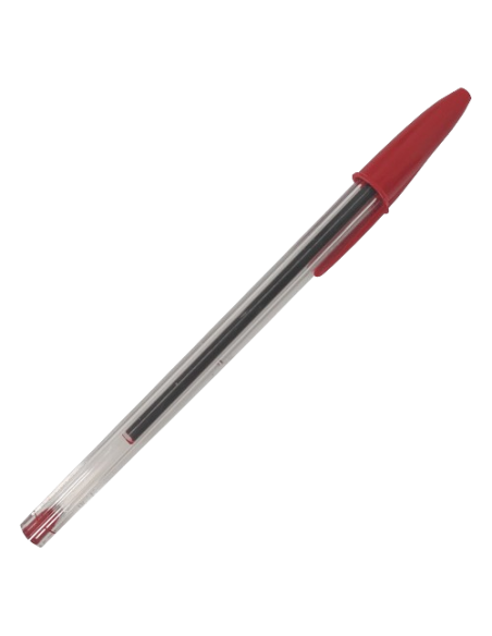 Lapiz Pasta Bic Cristal Rojo Pta. Media 824453 106106 | DColon