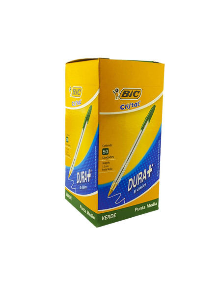 Lapiz Pasta Bic Cristal  Verde Pta. Media 824454 | DColon