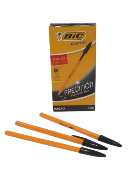 Lapiz Pasta Bic Fino Negro 936710 | DColon