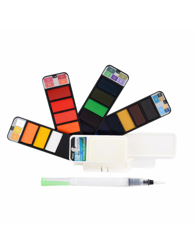 Set Acuarelas Pocket 18 Col.Torre 31114 | DColon