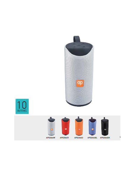 Parlante Portatil Bluetooth / USB / TFCard AudioPro AP0064 Colores
