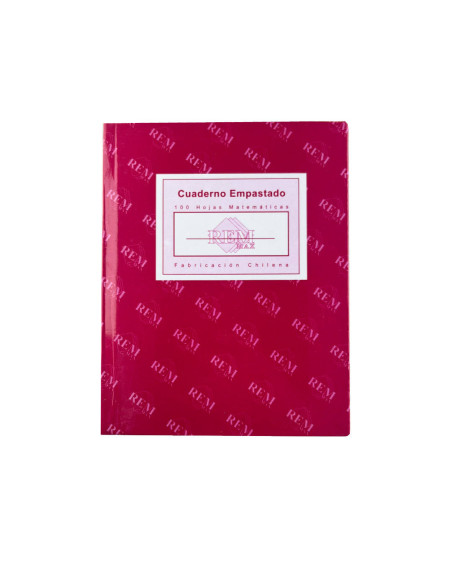 Cuaderno Empastado Matematica 100H Rem 7100127 | DColon