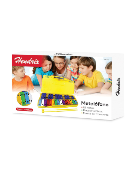Metalofono 25 Notas Metalico C/Maleta HX0011 | DColon