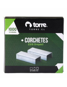 Caja Corchetes Torre 23/8 1000U 4424 | DColon