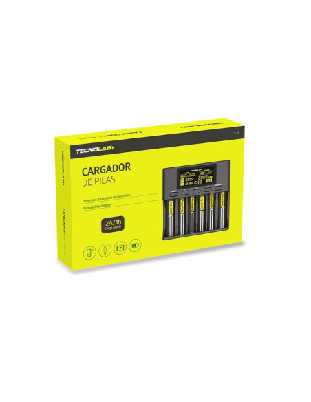 Cargador Tecnolab Pilas AA/AAA 18650 26650 18350 TL110 | DColon