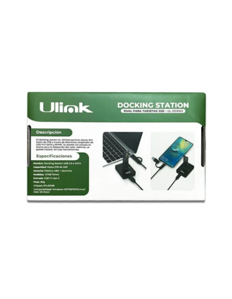 Docking Station Dual SSD NVME/SATA UL-DCKM 0170034 | DColon