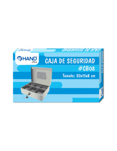 Caja Seguridad Blanca 8 20x16x8cm.CB08 Hand 1610032 | DColon