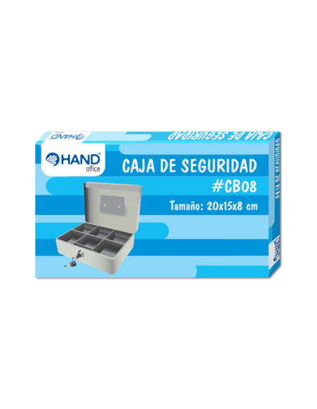 Caja Seguridad Blanca 8 20x16x8cm.CB08 Hand 1610032 | DColon