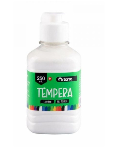 Tempera Torre 250ml Blanco 30613 | DColon