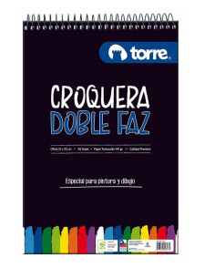 Croquera Torre Imagia Doble Faz Oficio 21x32cm 50H 24341 | DColon