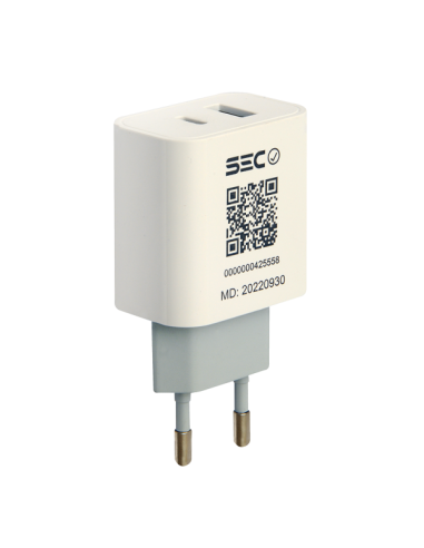 Cargador de Viaje 1 USB + Typec 20W  TM-200523 | DColon