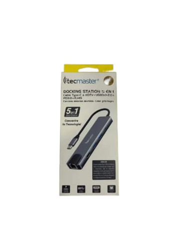 Docking Station Tecmaster USB-C 2xUSB3.0 1xHDMI TM-100541 | DColon