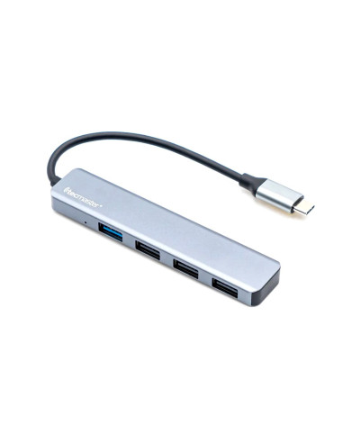 Mini  Hub Tecmaster Tipo-C  4 Puertos TM-100526 | DColon