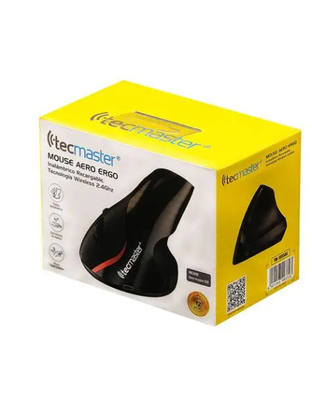 Mouse Tecmaster Aero Ergo Inalambrico Recargable TM-100544 | DColon