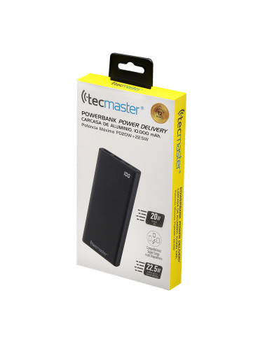 Powerbank PD, Carcasa de Aluminio, 10000MA TM-200551 | DColon