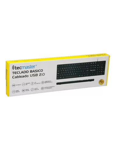 Teclado Tecmaster USB C/Cable TM-100513 | DColon