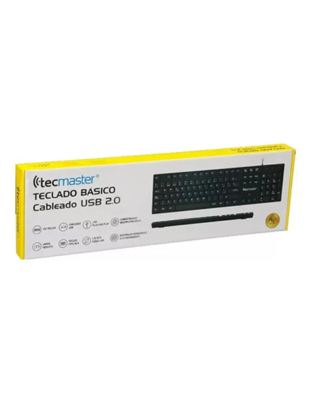 Teclado Tecmaster USB C/Cable TM-100513 | DColon