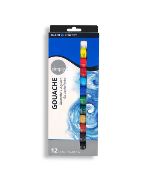 Set Gouache Simply 12x12ml. 126600912 | DColon