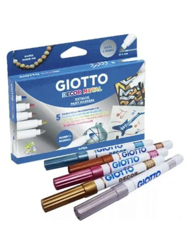 Marcador Decor Mrtal 5 Colores Giotto 452901 | DColon