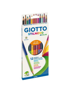 Lapices 12 Col Giotto.Stilnovo Bicolor 49461  56516 | DColon
