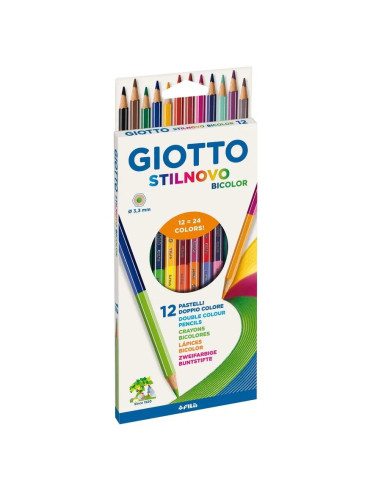 Lapices 12 Col Giotto.Stilnovo Bicolor 49461  56516 | DColon