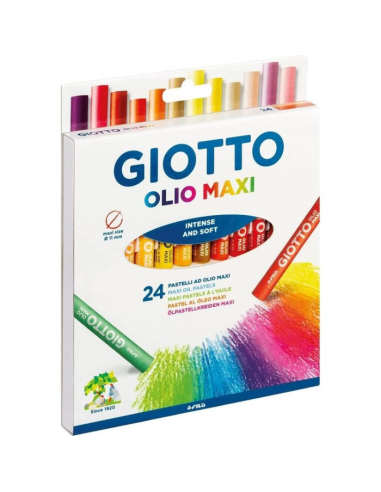 Lapices 24 Col. Pastel Oleo Maxi Giotto 65402 293800 | DColon