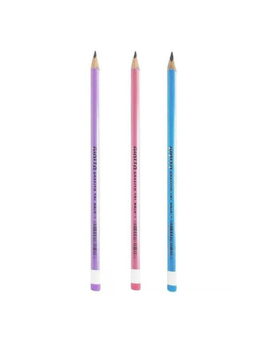 Lapiz Grafito Triangular HB/N2 Giotto c/Fluor 10832  110906 | DColon