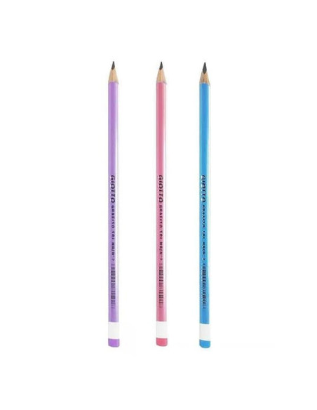 Lapiz Grafito Triangular HB/N2 Giotto c/Fluor 10832  110906 | DColon