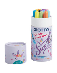 Marcadores Brush Pen Candy Tubo 12 col. F427700 | DColon