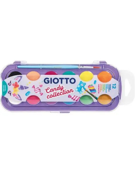 Acuarela 12 Col. Giotto Candy 30mm  F351600 | DColon