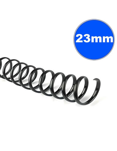 Espiral Plastico 23mm Capac. 155H 25U | DColon