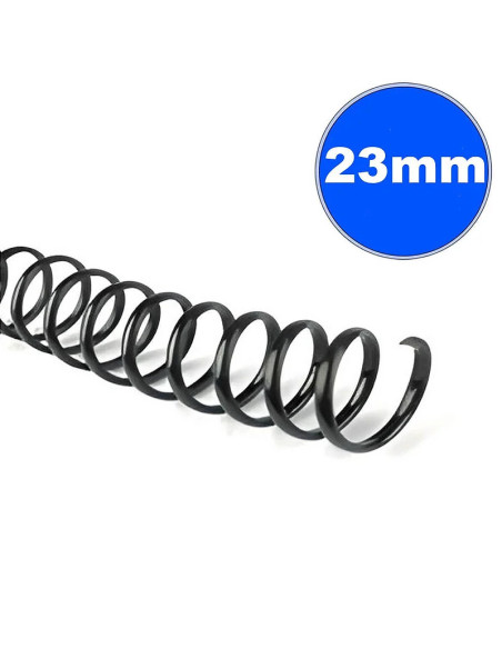 Espiral Plastico 23mm Capac. 155H 25U | DColon