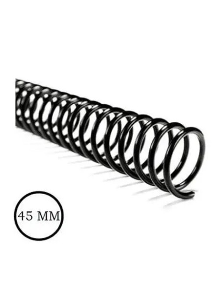 Espiral Plastico 45mm Capac. 500H 25U | DColon