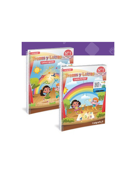 Texto Lenguaje Trazos y Letras N1 Pre-Kinder Caligrafix TL1 | DColon