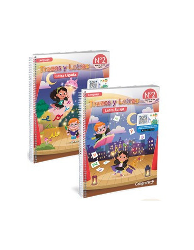 Texto Lenguaje Trazos y Letras N2 Kinder Caligrafix TL2 | DColon