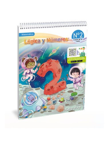 Texto Matem. Logica y Numeros N2 Kinder Caligrafix LN2 | DColon